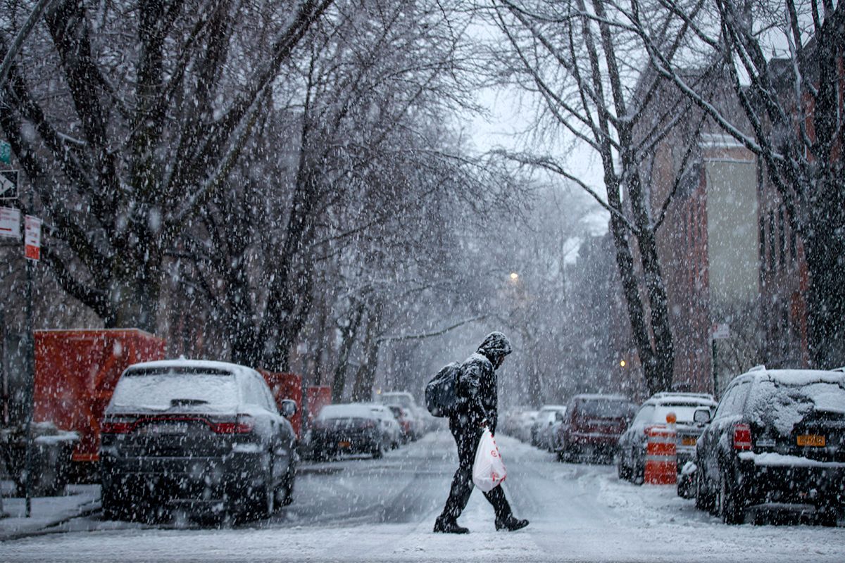 Winter storm snow rain forecast noreaster