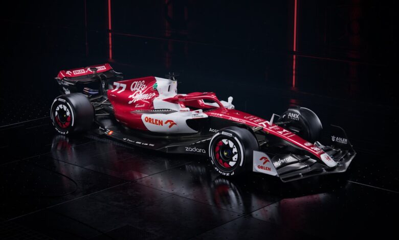 Stake f1 alfa romeo car launch