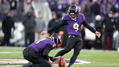 Travis kelce justin tucker afc championship