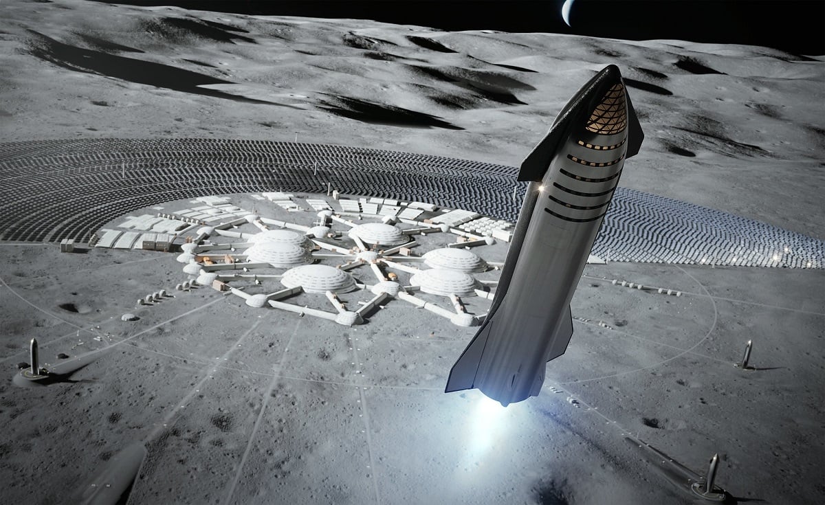 Jeff koons spacex moon rocket