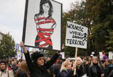 Abortion avortement protest sejm protester considers wsj choice quasiment pologne interdit tribunal constitutionnel manifesté choix polonaise habillés avaient déjà basse