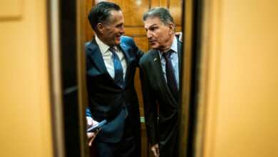 Manchin politico magazine goldsmith senator paraphernalia keeps idolized kennedys grew