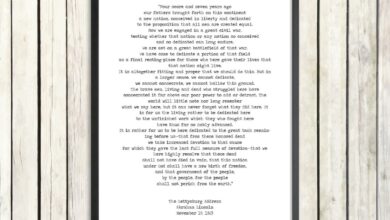 Abraham lincoln ambition speech