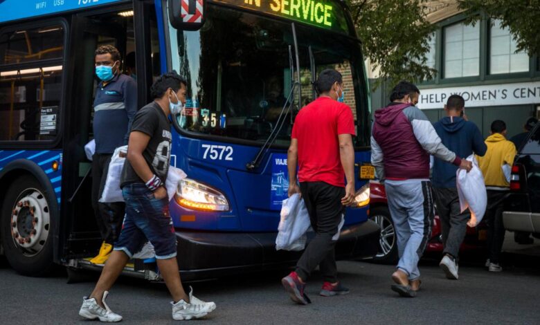 Ny nj migrants buses