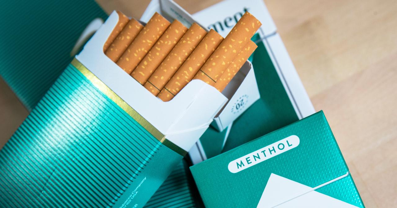 Menthol cigarette bans smoking