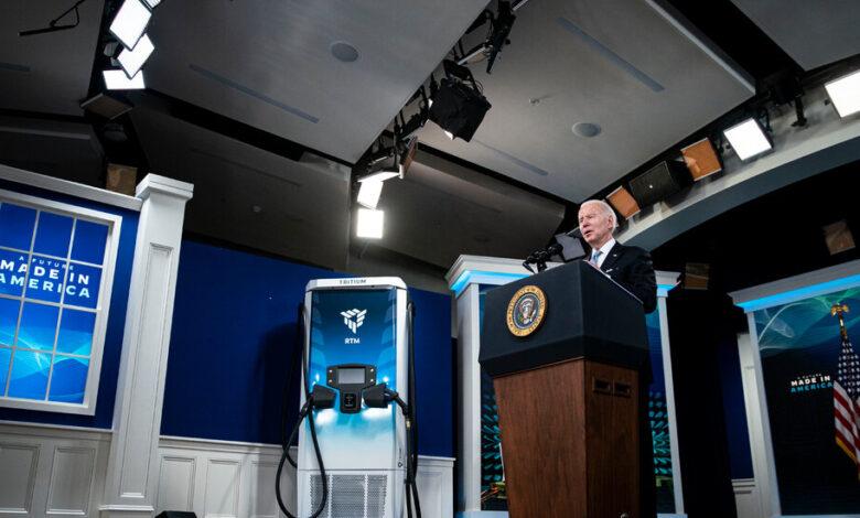 Biden veto republican electric vehicle charging