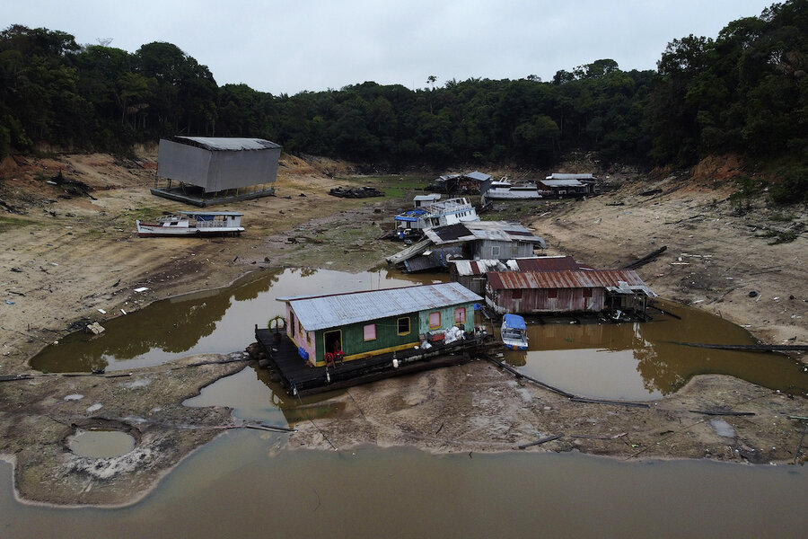 Amazon drought low water