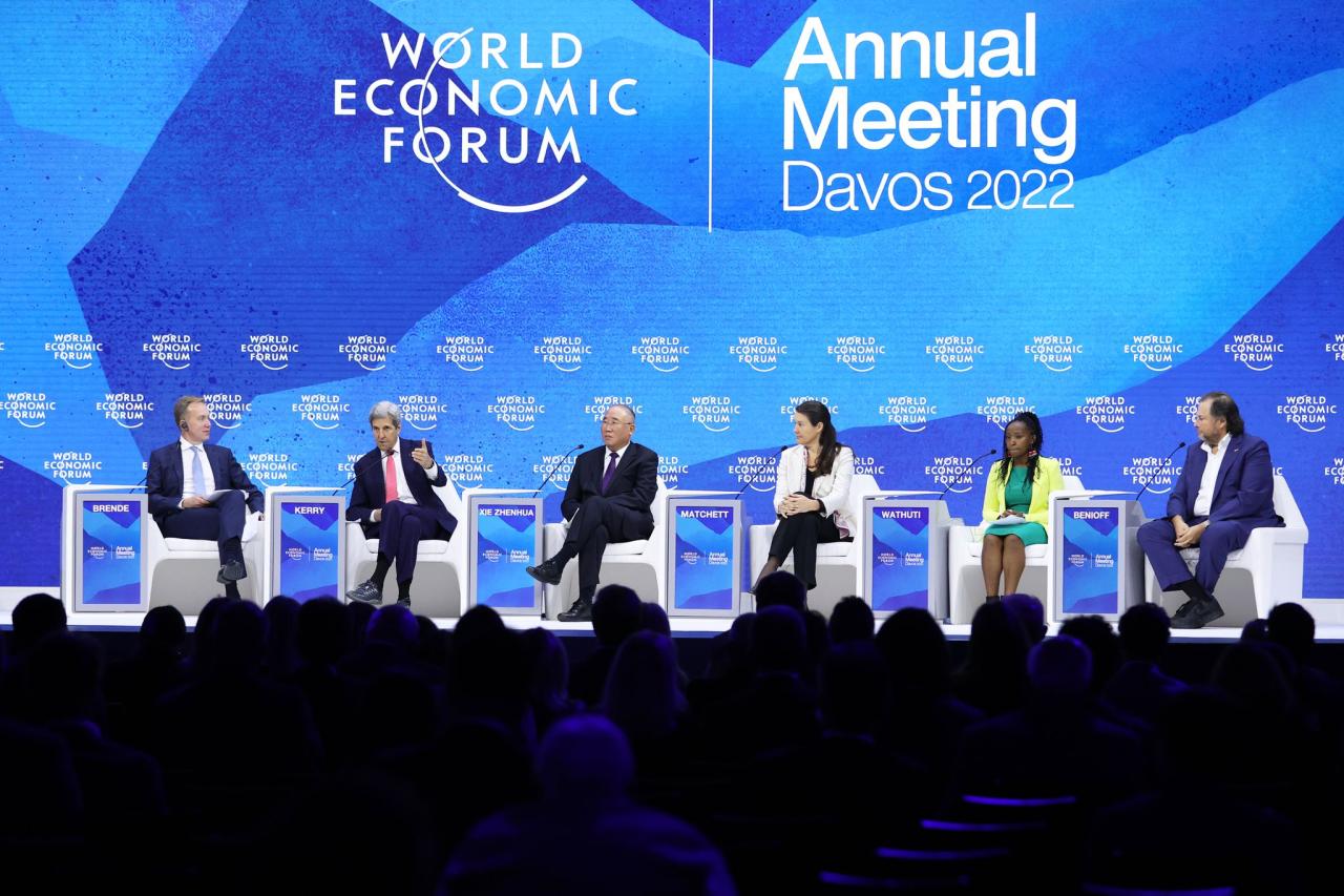 Davos puts climate on the back burner