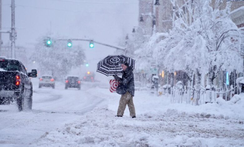 Snowfall across seasonal maine weather accumulation storm snowiest observed forbes