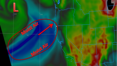 Atmospheric river west coast forecast