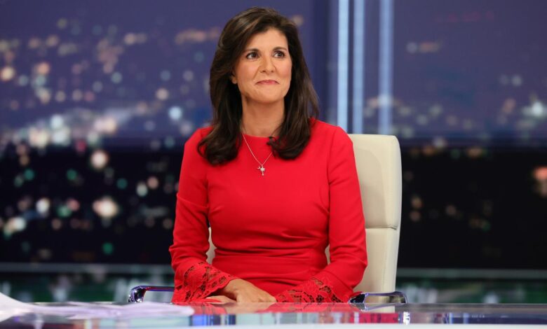 Nikki haley will address the state of the race today