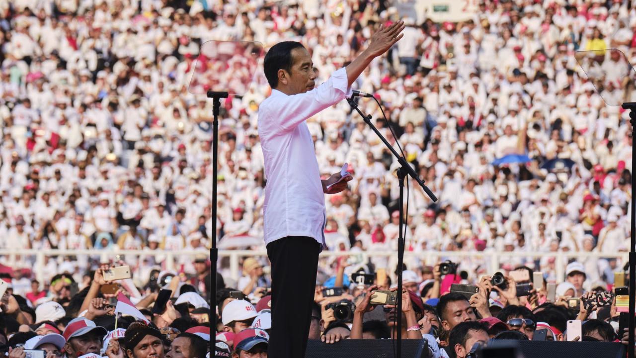 Indonesia election jokowi role