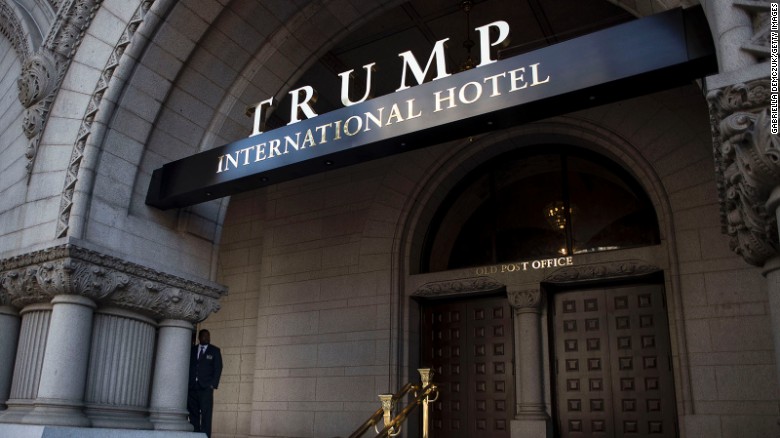 Trump washington hotel immunity case