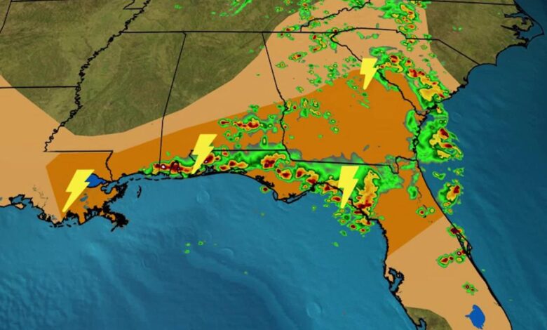 South tornado storm forecast