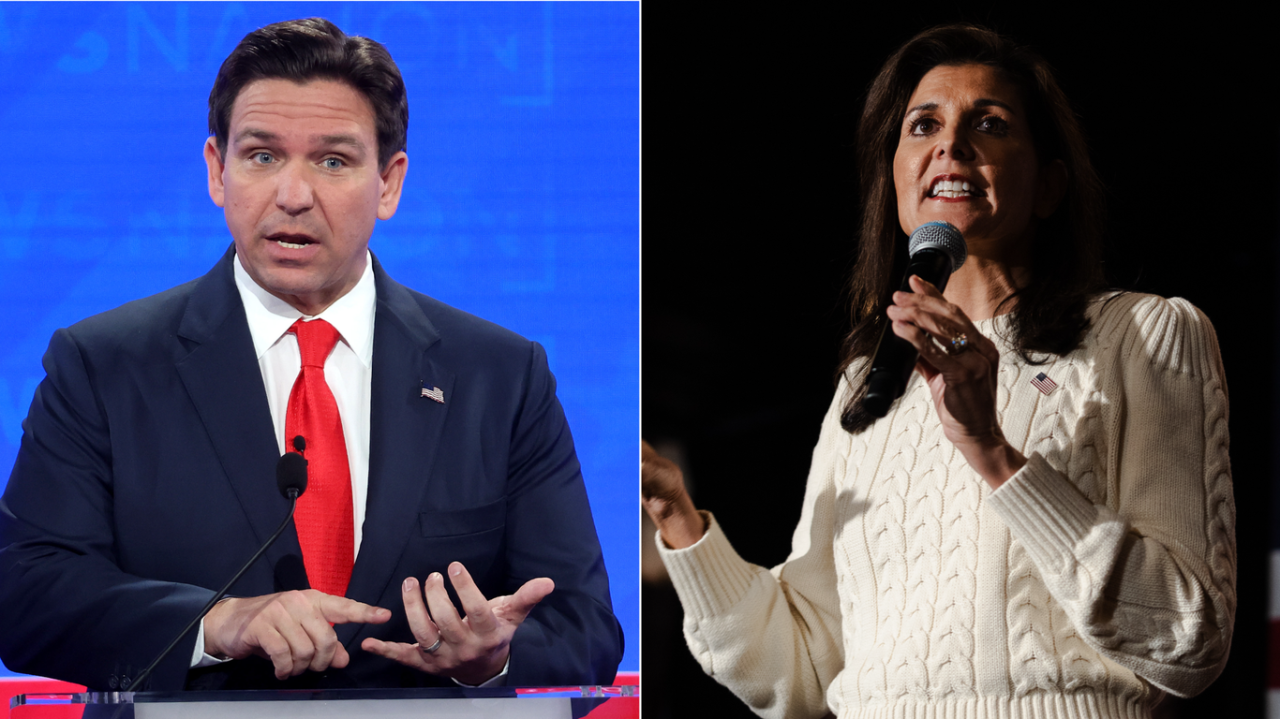 Desantis haley town halls