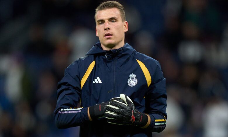 Real madrid arrizabalaga lunin ancelotti goalkeepers