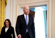 Biden israel aid iowa conflict accuses fomenting bizarre cutting pa says vfw vice candidate presidential democratic campaigns oelwein former joe