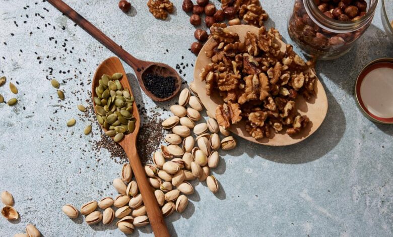 Mediterranean diet nuts seeds