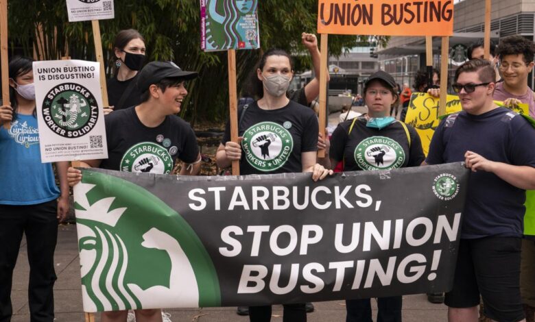 Starbucks workers united union