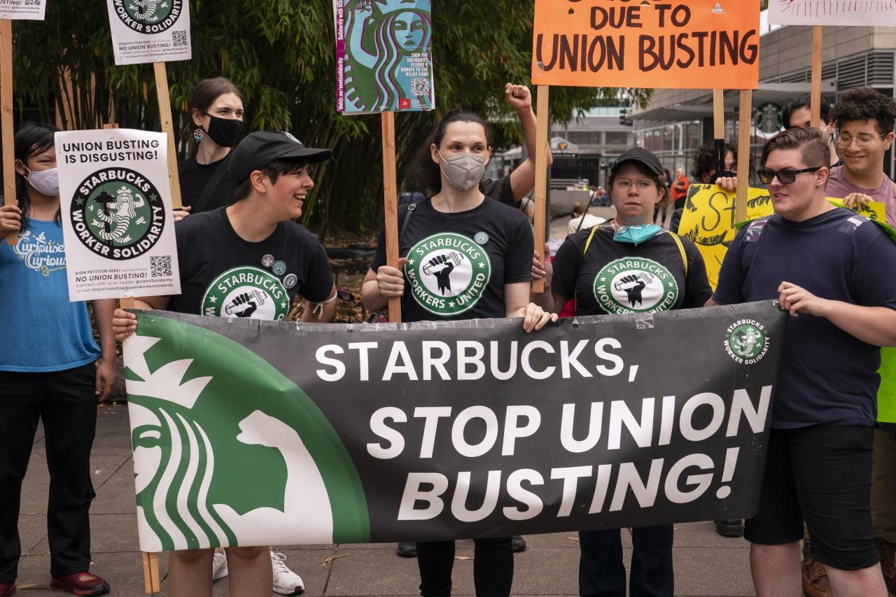 Starbucks workers united union