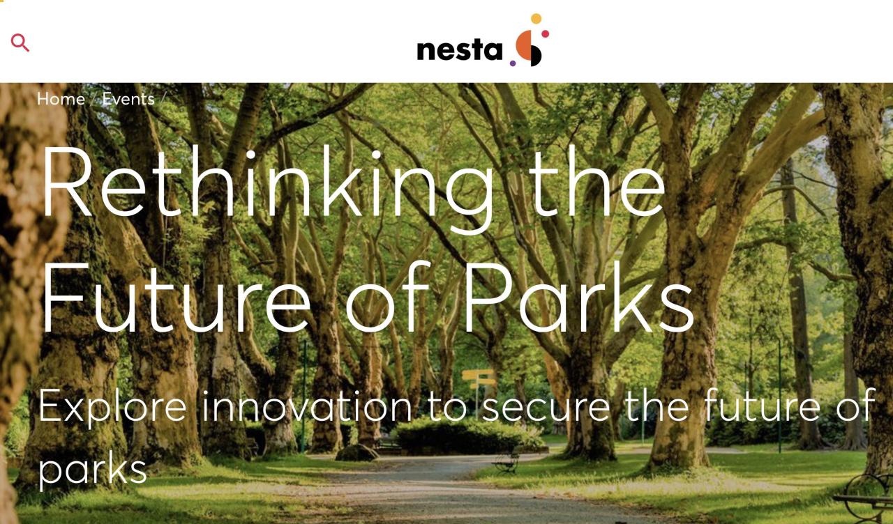 Parks funding think tank