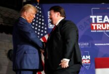 Trump nevada republican mcdonald vegas donald suncoast convention chairman introduced keynote