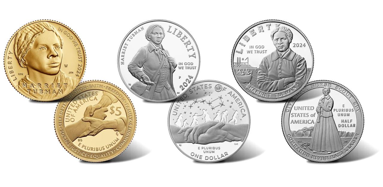 Harriet tubman coin mint