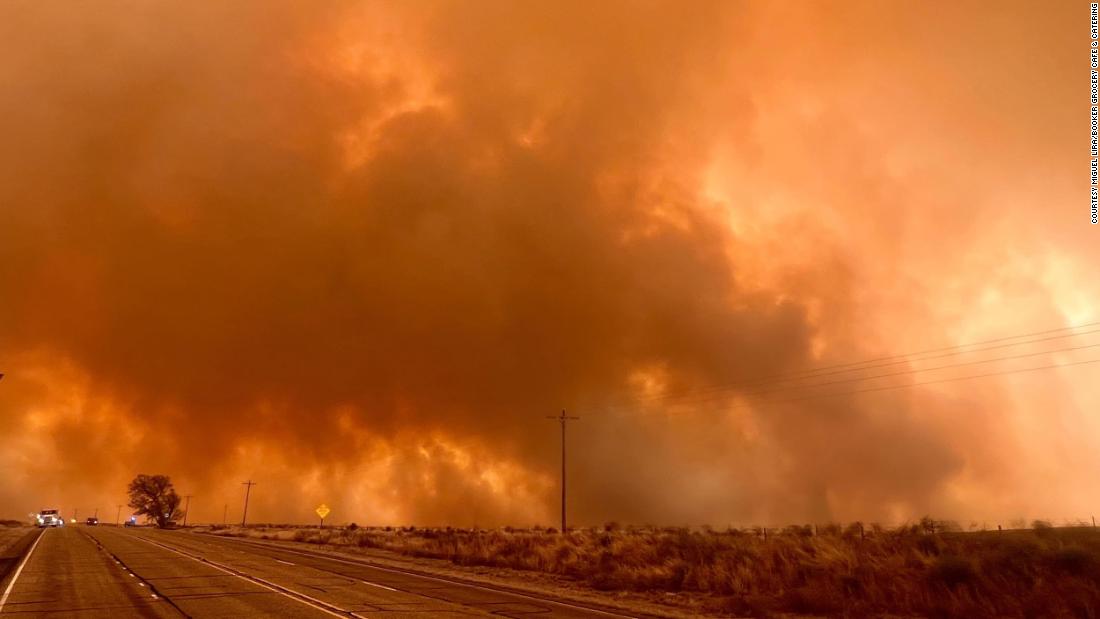 Texas wildfires smokehouse creek panhandle