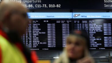 Germany flights canceled weather