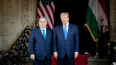 Trump hungary orban president welcomes prime viktor minister house white upi donald meetings may dw