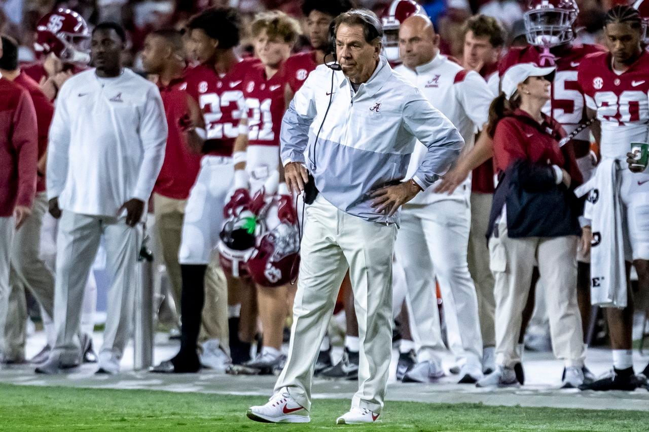 Nick saban alabama football