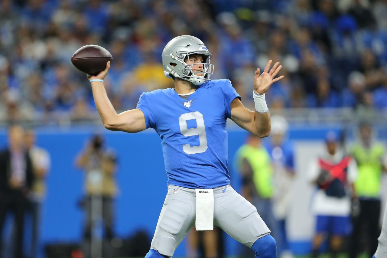 Matthew stafford return detroit wild card