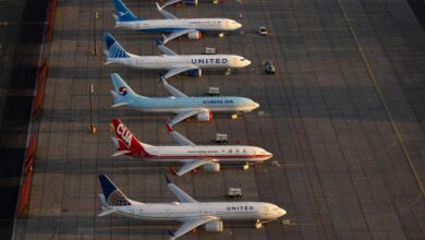 Boeing max 9 plane grounded