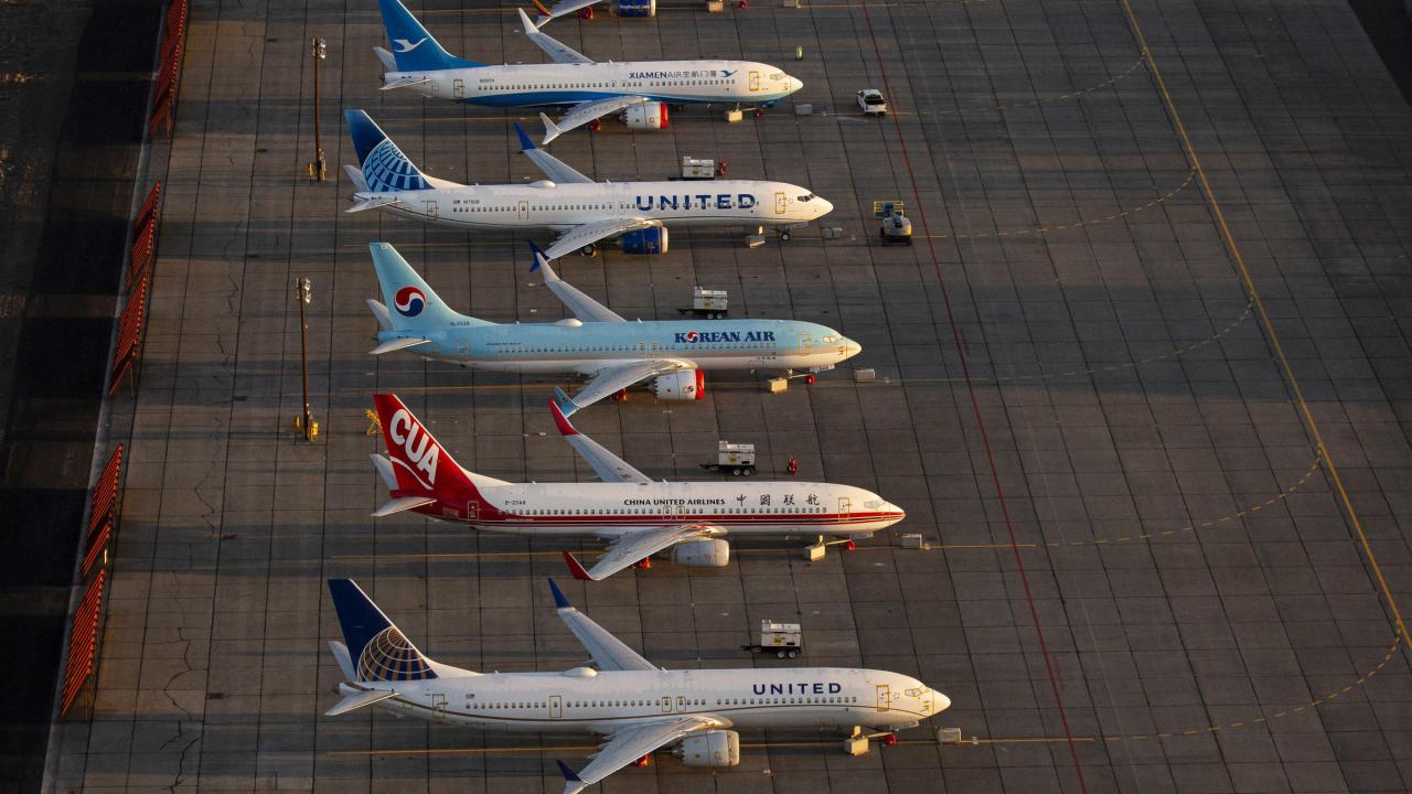 Boeing max 9 plane grounded