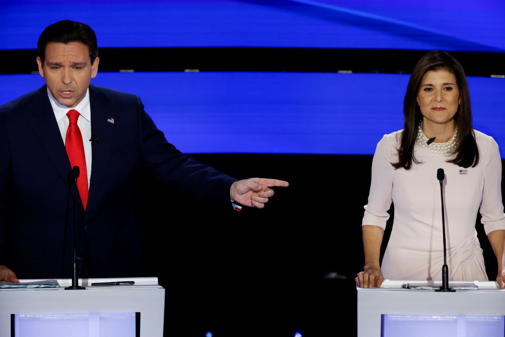 Iowa debate desantis haley