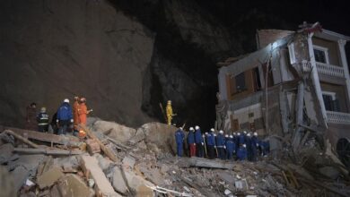 China landslide buries dozens