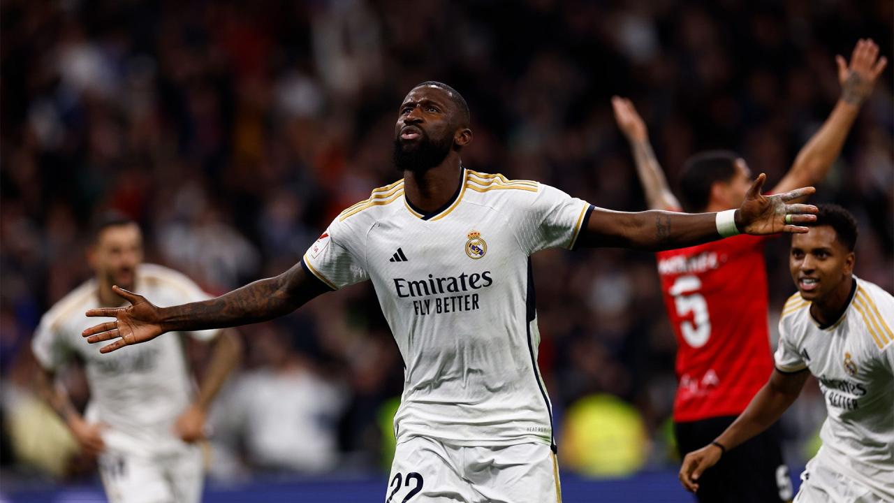 Real madrid mallorca la liga rudiger