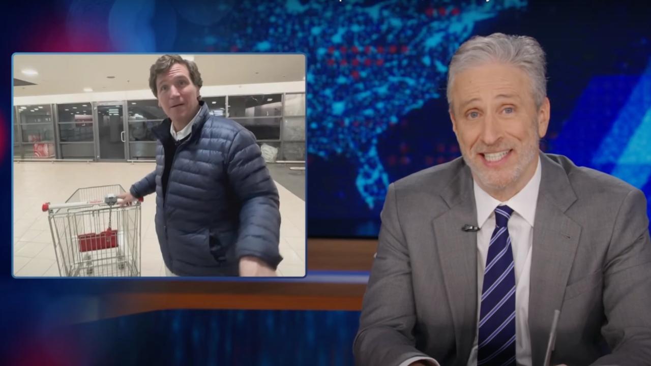 Jon stewart tucker carlson