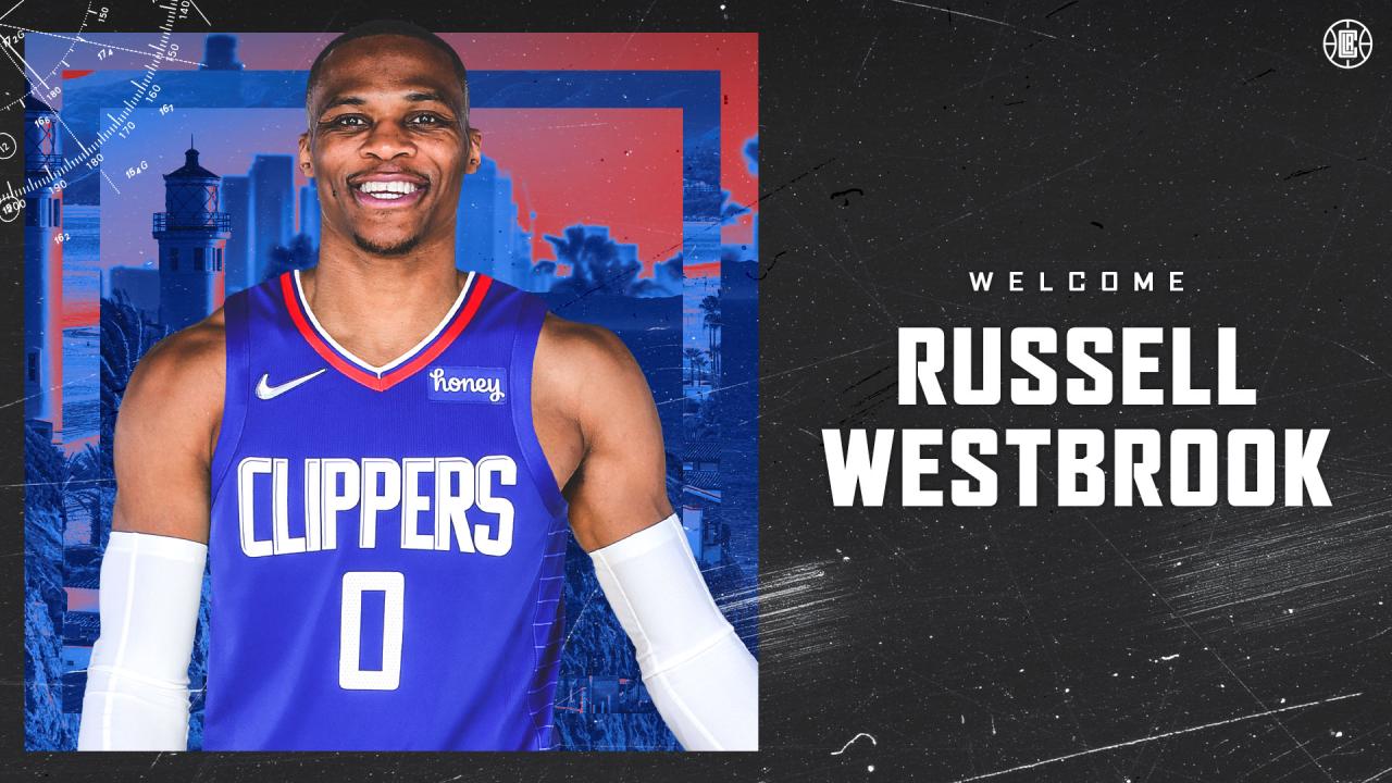 Clippers russell westbrook win over nets