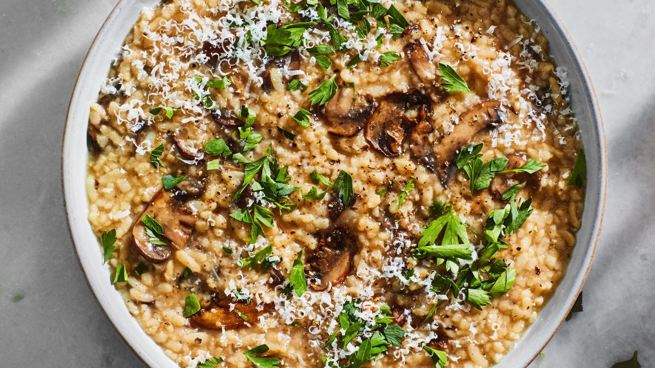 A creamy one pot pasta that pretends its risotto