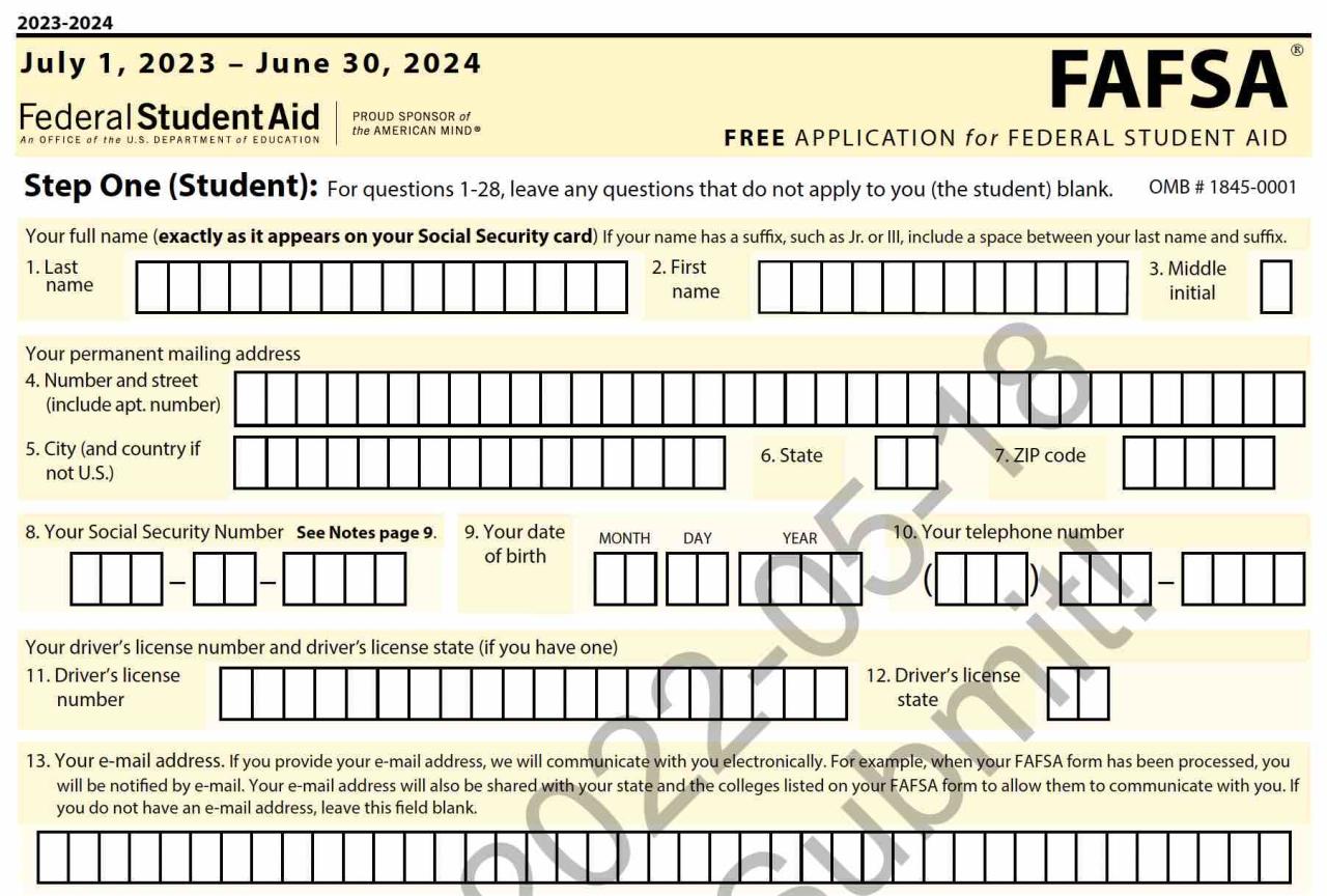 Fafsa financial aid delay