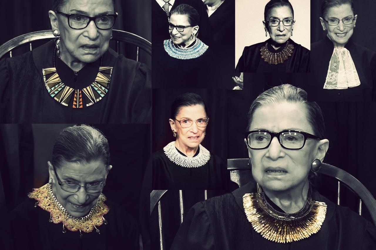 Ruth bader ginsburg collars