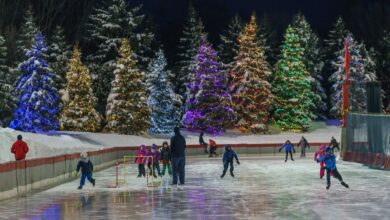 Us cities winter ice skating