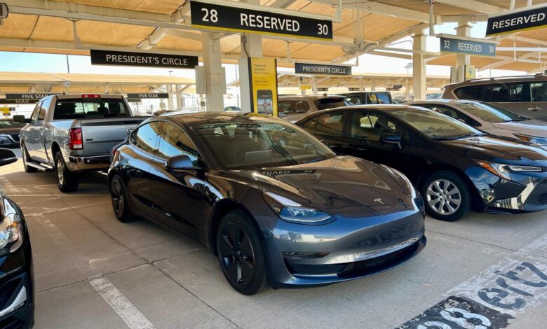 Hertz electric vehicles tesla