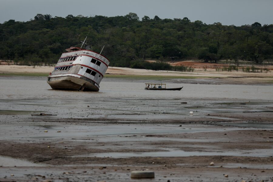 Amazon drought low water