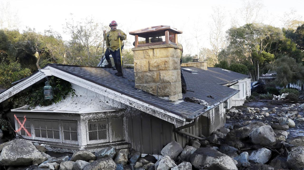 Studio city los angeles mudslide
