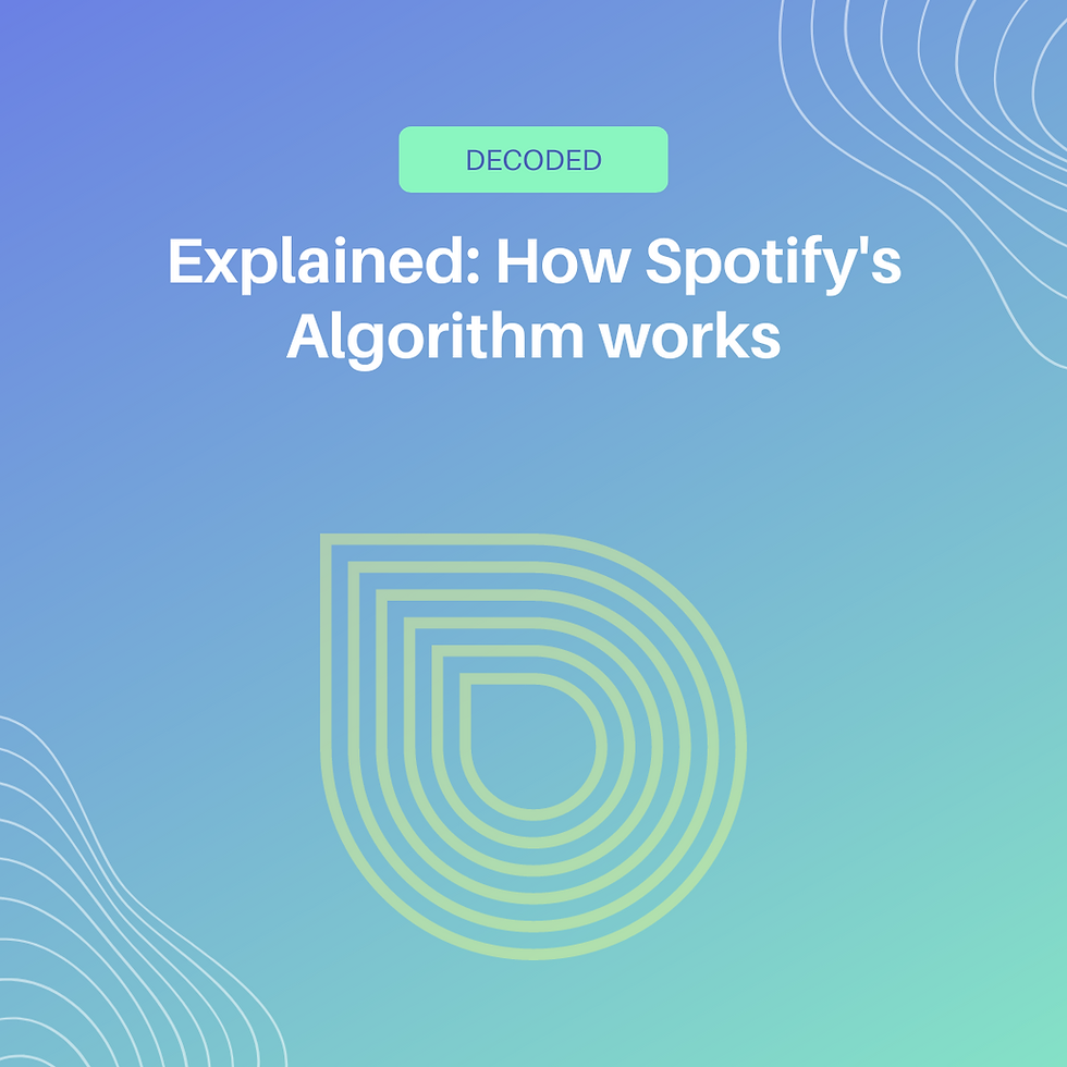 Ai spotify music playlist algorithm