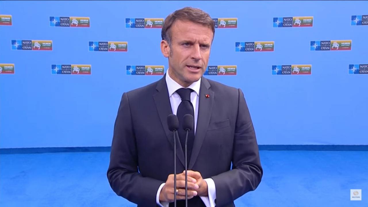 Russia nato france macron