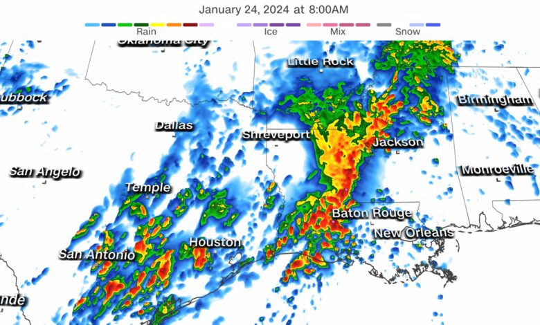 Texas louisiana flooding weather