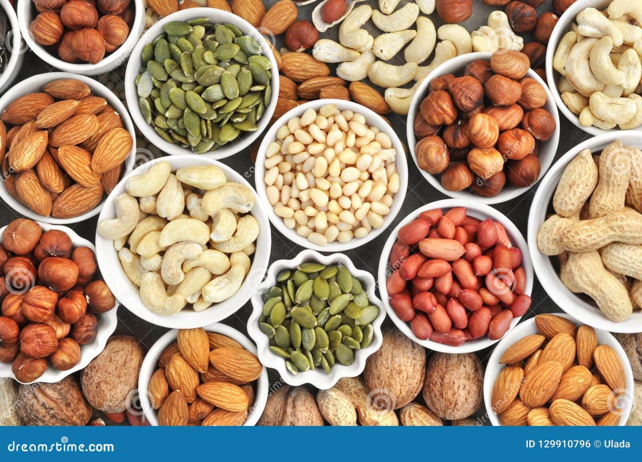 Mediterranean diet nuts seeds